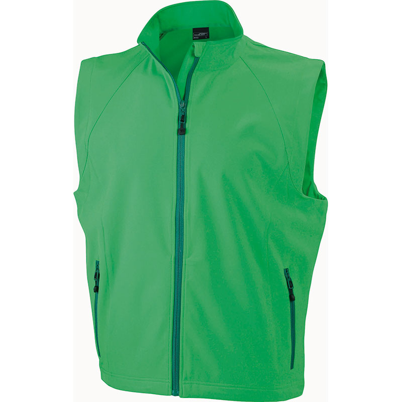 gilet zippé vert homme