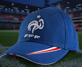 Casquette FFF sport personnalisable