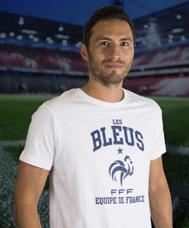 fff t shirt les bleus sport personnalisable