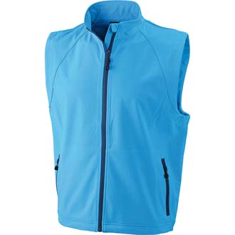 Gilet personnalise softshell homme sans manches  