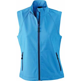 Gilet promotionnel softshell femme sans manches  