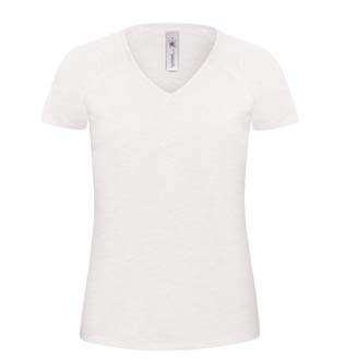 t shirt personnalisable original : Blond col V woman