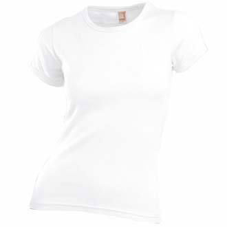 t shirt pub femme : Col O woman