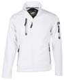 blouson sport publicitaire homme soft shell ultra leger blanc 