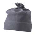 bonnet sport a pompon publicitaire anthracite 