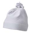 bonnet sport a pompon publicitaire gris_clair 