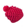 bonnet sport avec pompon personnalisable fuschia 