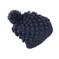 bonnet sport avec pompon personnalisable marine 