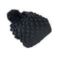 bonnet sport avec pompon personnalisable noir 