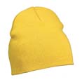 bonnet sport chaud publicitaire jaune 