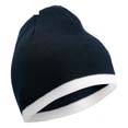 bonnet sport confortable marine  blanc