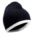 bonnet sport confortable noir  blanc