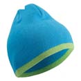 bonnet sport confortable turquoise  vert_citron