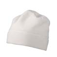 bonnet sport micro polaire publicitaire blanc_creme 