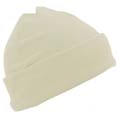 bonnet sport polaire impression blanc_creme 