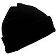 bonnet sport polaire impression noir 