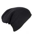 bonnet sport publicitaire long tricote noir 