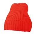bonnet sport tricot chaud rouge 