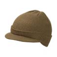 bonnet sport visiere publicitaire beige_fonce 