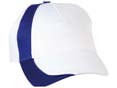 casquette curling personnalisable sport blanc  bleu