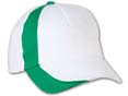 casquette curling personnalisable sport blanc  vert