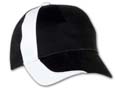 casquette curling personnalisable sport noir  blanc