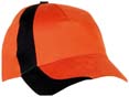 casquette curling personnalisable sport orange  noir