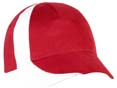 casquette curling personnalisable sport rouge  blanc