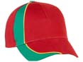 casquette curling personnalisable sport rouge  vert