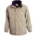 doudoune sport impression beige 