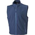 gilet sport personnalise softshell homme sans manches marine 