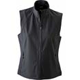 gilet sport promotionnel softshell femme sans manches noir 