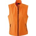 gilet sport promotionnel softshell femme sans manches orange 