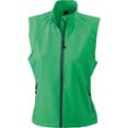 gilet sport promotionnel softshell femme sans manches vert 