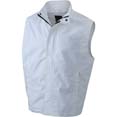 gilet sport publicitaire technique homme sans manches blanc 