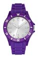 montre personnalisee freze sport violet  argent