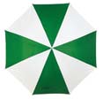 parapluie golf publicitaire rain vert  blanc