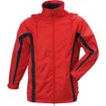 parka sport personnalise sport a capuche homme rouge  noir