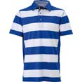 polo homme sport personnalise cybjn984 blanc  bleu