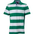 polo homme sport personnalise cybjn984 blanc  vert