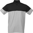 polo sport deux couleurs gris_clair 