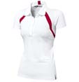 polo sport haute technologie homme blanc  rouge