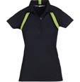 polo sport haute technologie homme marine  vert_pomme