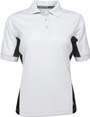 polo sport pique femme polyestere gris_clair 