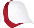 pro casquette sports publicitaire blanc  rouge