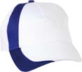 pro casquette sports publicitaire blanc  royal