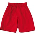 short personnalise sport rouge 