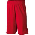 shorts sports femme rouge 