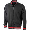 sweat shirt sport personnalise uni homme noir  rouge