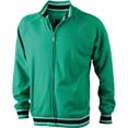 sweat shirt sport personnalise uni homme vert  noir